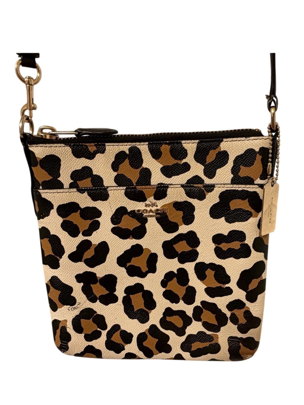 Coach Leopard Print Kitt Crossbody Bag - NWOT **